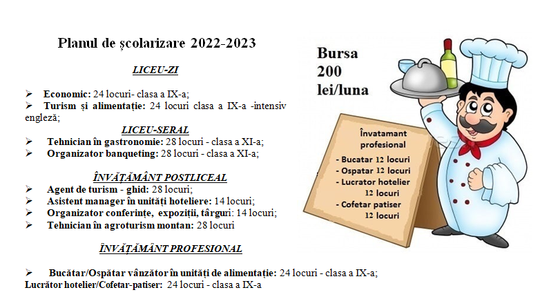 Oferta educațională a Colegiului Economic ”Hermes” Petroșani pentru anul școlar 2022-2023